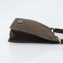 GUCCI GG Canvas Shoulder Bag Gold Brown 91762 Auth am10977-3