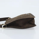 GUCCI GG Canvas Shoulder Bag Gold Brown 91762 Auth am10977-4
