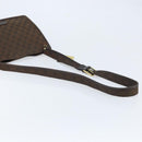 GUCCI GG Canvas Shoulder Bag Gold Brown 91762 Auth am10977-7