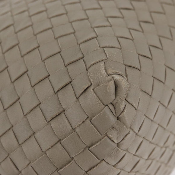 BOTTEGA VENETA INTRECCIATO Tote Bag Leather Beige Auth am10978V