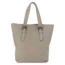 BOTTEGA VENETA INTRECCIATO Tote Bag Leather Beige Auth am10978V-2