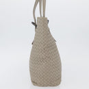 BOTTEGA VENETA INTRECCIATO Tote Bag Leather Beige Auth am10978V-4