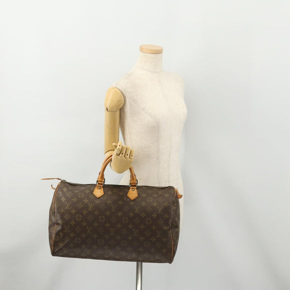 LOUIS VUITTON Monogram Speedy 40 Hand Bag M41522 LV Auth am10980