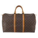 LOUIS VUITTON Monogram Keepall 50 Boston Bag M41426 LV Auth am10983-2