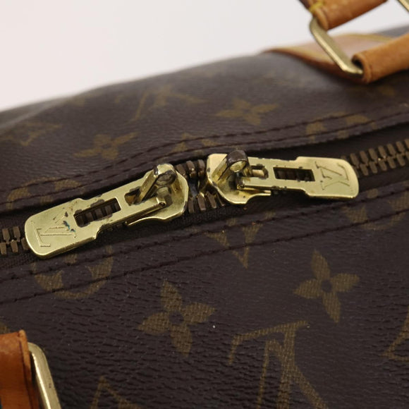LOUIS VUITTON Monogram Keepall 55 Boston Bag M41424 LV Auth am10986