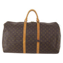 LOUIS VUITTON Monogram Keepall 55 Boston Bag M41424 LV Auth am10986-13