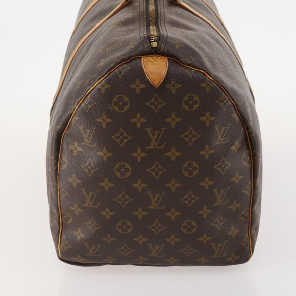 LOUIS VUITTON Monogram Keepall 55 Boston Bag M41424 LV Auth am10986