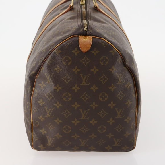 LOUIS VUITTON Monogram Keepall 55 Boston Bag M41424 LV Auth am10986