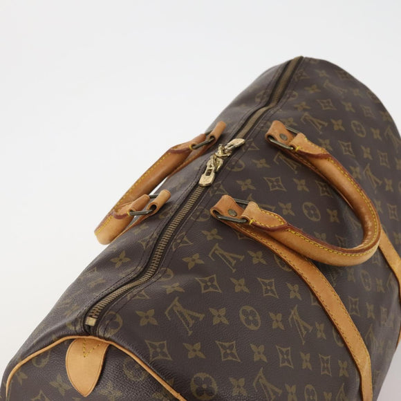 LOUIS VUITTON Monogram Keepall 50 Boston Bag M41426 LV Auth am10987