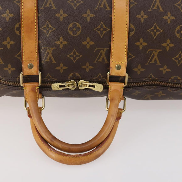 LOUIS VUITTON Monogram Keepall 50 Boston Bag M41426 LV Auth am10988