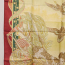 Salvatore Ferragamo Scarf Silk Bordeaux Auth am10996A-15