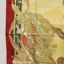 Salvatore Ferragamo Scarf Silk Bordeaux Auth am10996A-5