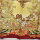 Salvatore Ferragamo Scarf Silk Bordeaux Auth am10996A-9