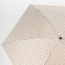 CELINE Macadam Canvas Folding Umbrella Nylon Beige Auth am10997A-3