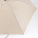 CELINE Macadam Canvas Folding Umbrella Nylon Beige Auth am10997A-6