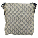 GUCCI GG Supreme Shoulder Bag PVC Leather Navy 223666 Auth am10999-2