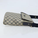 GUCCI GG Supreme Shoulder Bag PVC Leather Navy 223666 Auth am10999-3