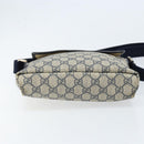 GUCCI GG Supreme Shoulder Bag PVC Leather Navy 223666 Auth am10999-5
