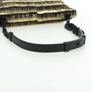 Salvatore Ferragamo Vala Chain Shoulder Bag Leather Black Gold Auth am11001V-7