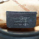 Salvatore Ferragamo Gancini Pouch Canvas Black Auth am11004A-14