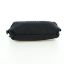 Salvatore Ferragamo Gancini Pouch Canvas Black Auth am11004A-7