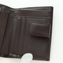 FENDI Zucca Canvas Trifold Wallet Black Brown Auth am11005V-15
