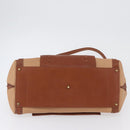 Chloe Little Alice Hand Bag Leather 2way Brown Gold Auth am11007-5