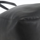 Coach Old Tote Bag Leather Black Gold Auth am11015-11