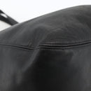 Coach Old Tote Bag Leather Black Gold Auth am11015-13