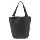 Coach Old Tote Bag Leather Black Gold Auth am11015-3