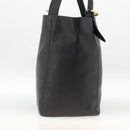 Coach Old Tote Bag Leather Black Gold Auth am11015-5