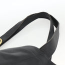 Coach Old Tote Bag Leather Black Gold Auth am11015-8