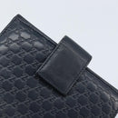 GUCCI Micro GG Guccissima Day Planner Cover Leather Navy 115240 Auth am11017-17