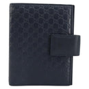GUCCI Micro GG Guccissima Day Planner Cover Leather Navy 115240 Auth am11017-13
