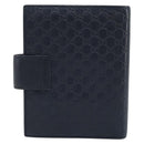 GUCCI Micro GG Guccissima Day Planner Cover Leather Navy 115240 Auth am11017-2