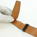 HERMES Constance Riem Leer Vintage 75 cm Marineblauw Auth am11019A-11