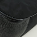 PRADA Hand Bag Nylon Black Silver BR2120 Auth am11021V-15