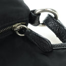 PRADA Hand Bag Nylon Black Silver BR2120 Auth am11021V-9