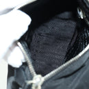 PRADA Hand Bag Nylon Black Silver BR2120 Auth am11021V-10