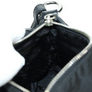 PRADA Hand Bag Nylon Black Silver BR2120 Auth am11021V-23
