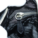 PRADA Hand Bag Nylon Black Silver BR2120 Auth am11021V-24