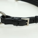 PRADA Hand Bag Nylon Black Silver BR2120 Auth am11021V-8