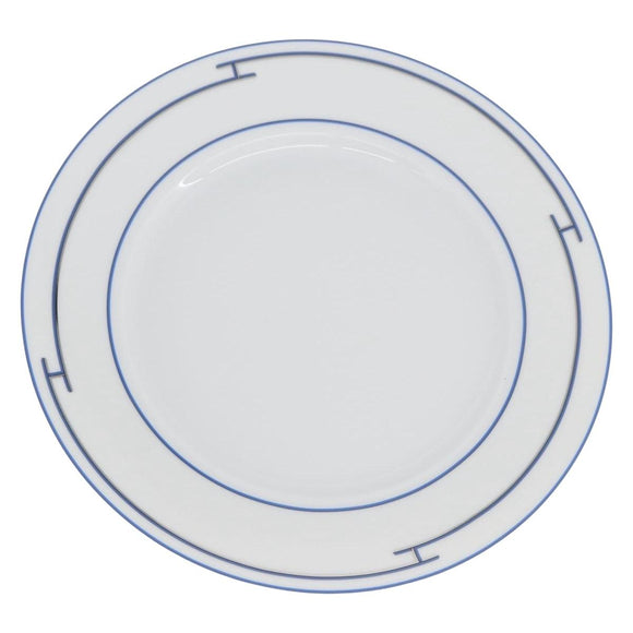 HERMES Rhythm Plate Pottery White Auth am11022M