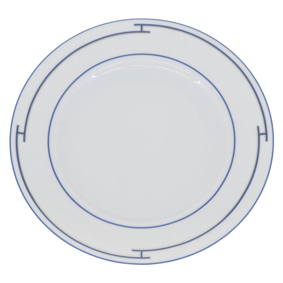 HERMES Rhythm Plate Pottery White Auth am11022M