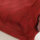 GUCCI GG Canvas Pouch Red 29595 Auth am11024V-11