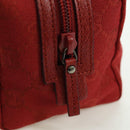 GUCCI GG Canvas Pouch Red 29595 Auth am11024V-12