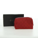 GUCCI GG Canvas Pouch Red 29595 Auth am11024V-18