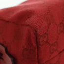 GUCCI GG Canvas Pouch Red 29595 Auth am11024V-8