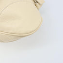 Salvatore Ferragamo Gancini Marissa Bag Leather White Silver Auth am11025-10