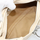 Salvatore Ferragamo Gancini Marissa Bag Leather White Silver Auth am11025-19